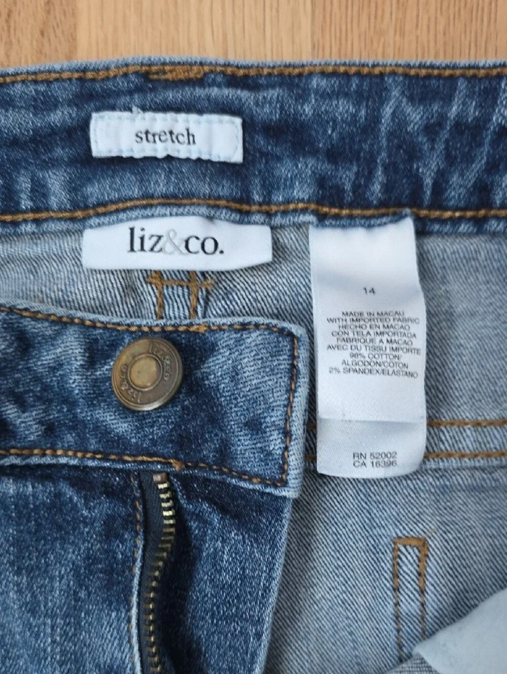 liz & co. Blue Boot Cut Women’s Jeans